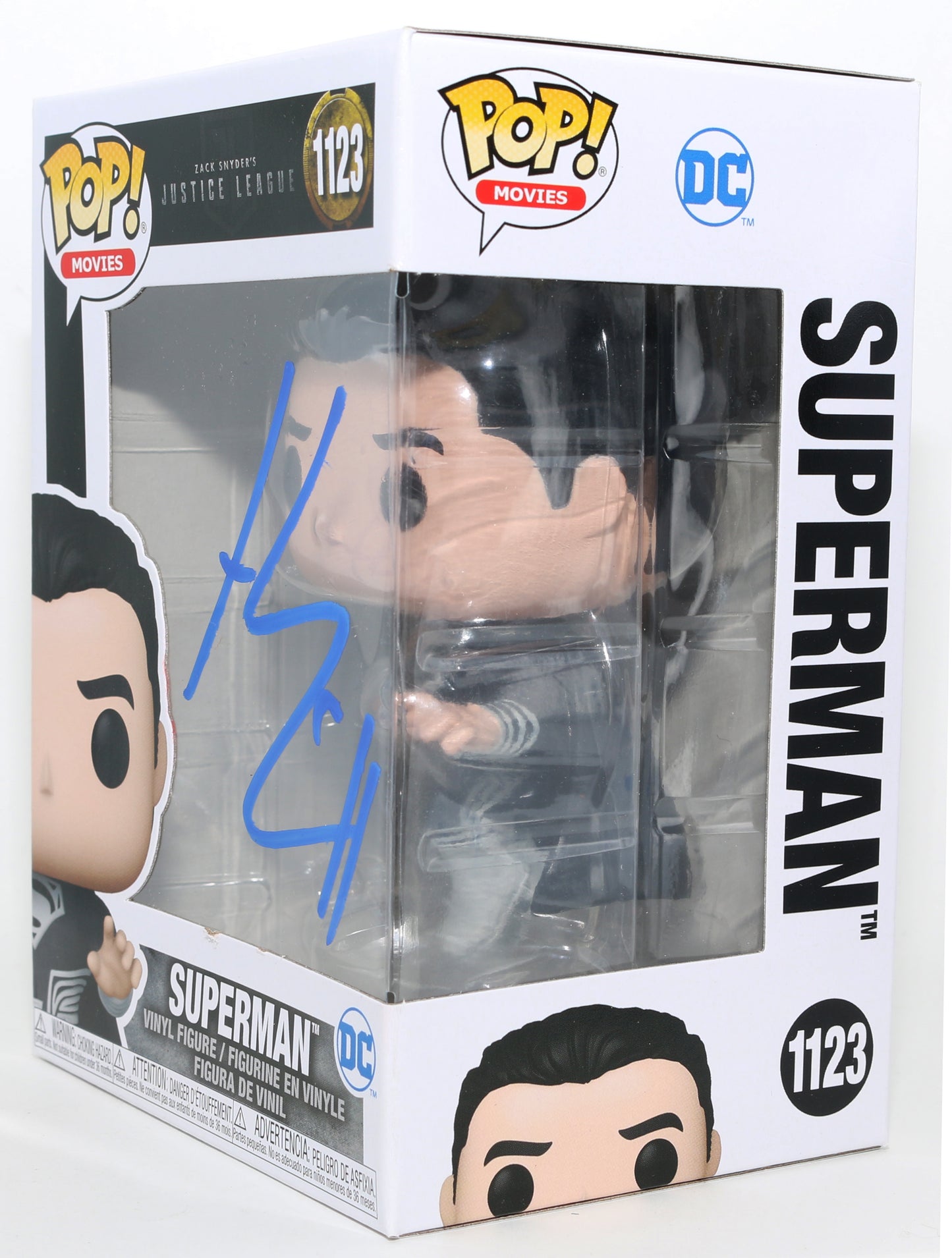 
                  
                    Henry Cavill as Superman with Black Suit in Zack Snyder's Justice League Signed Funko POP! #1123
                  
                