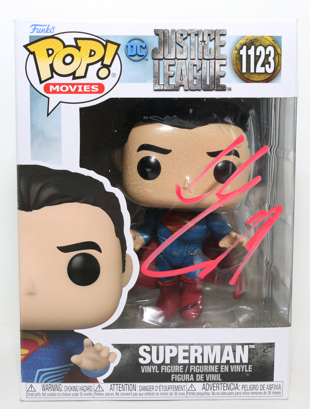 Henry Cavill as Superman in Justice League (ACOA) Signed Funko POP! #1123