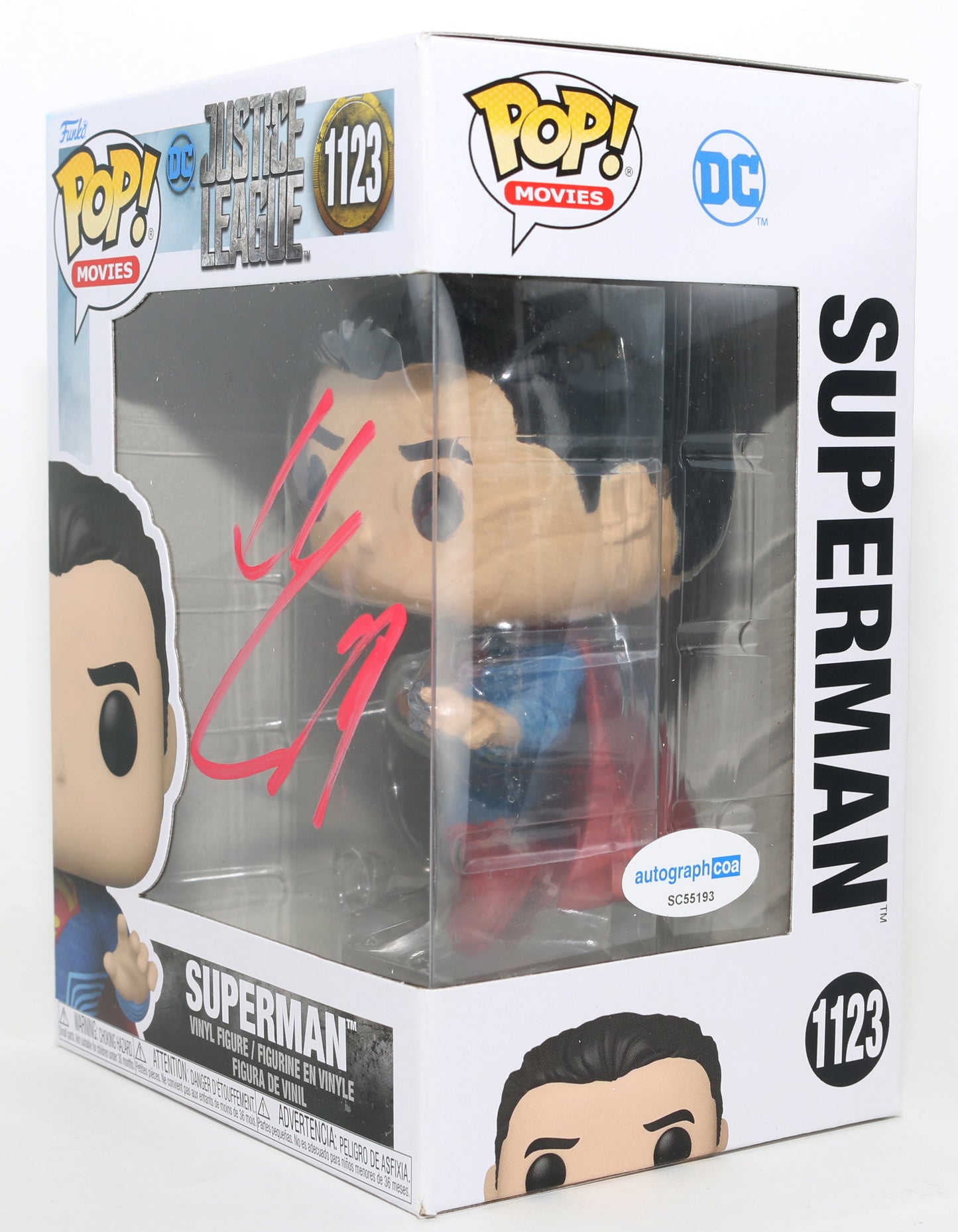 
                  
                    Henry Cavill as Superman in Justice League (ACOA) Signed Funko POP! #1123
                  
                