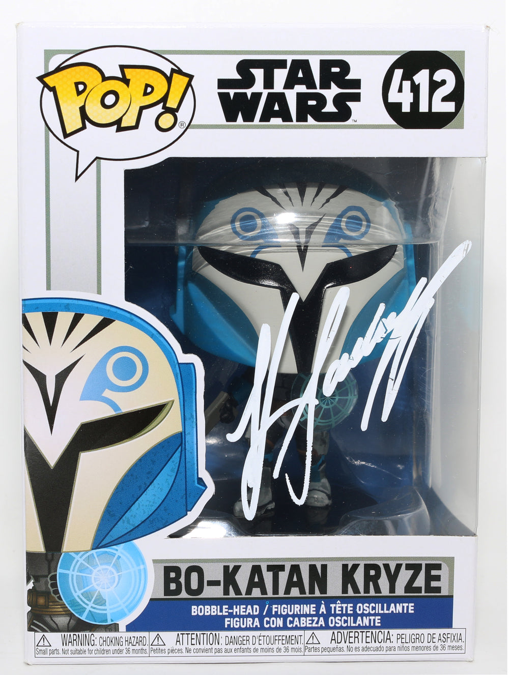 Katee Sackhoff as Bo-Katan Kryze in Star Wars: The Mandalorian Signed Funko POP! #412