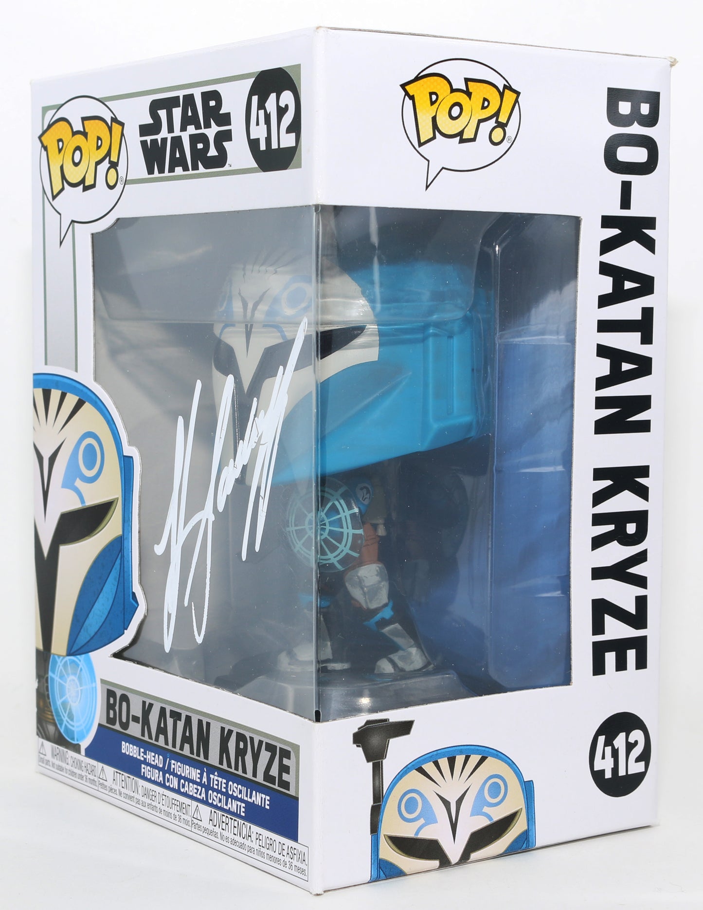 
                  
                    Katee Sackhoff as Bo-Katan Kryze in Star Wars: The Mandalorian Signed Funko POP! #412
                  
                