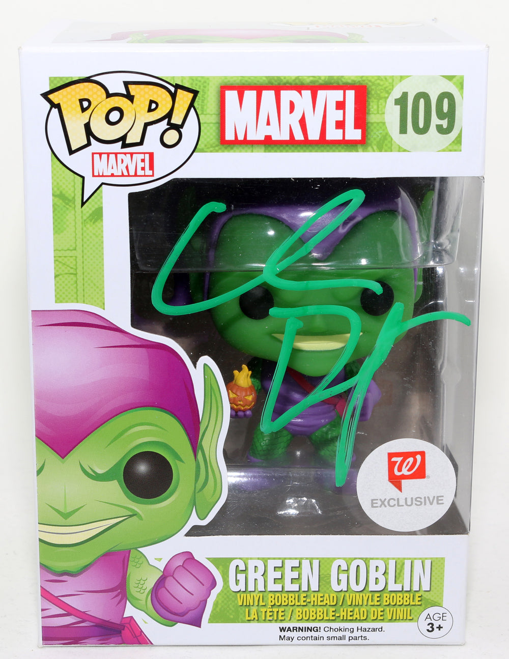 Willem Dafoe as The Green Goblin Marvel Comics (Celebrity Authentics) Signed Funko POP! #109