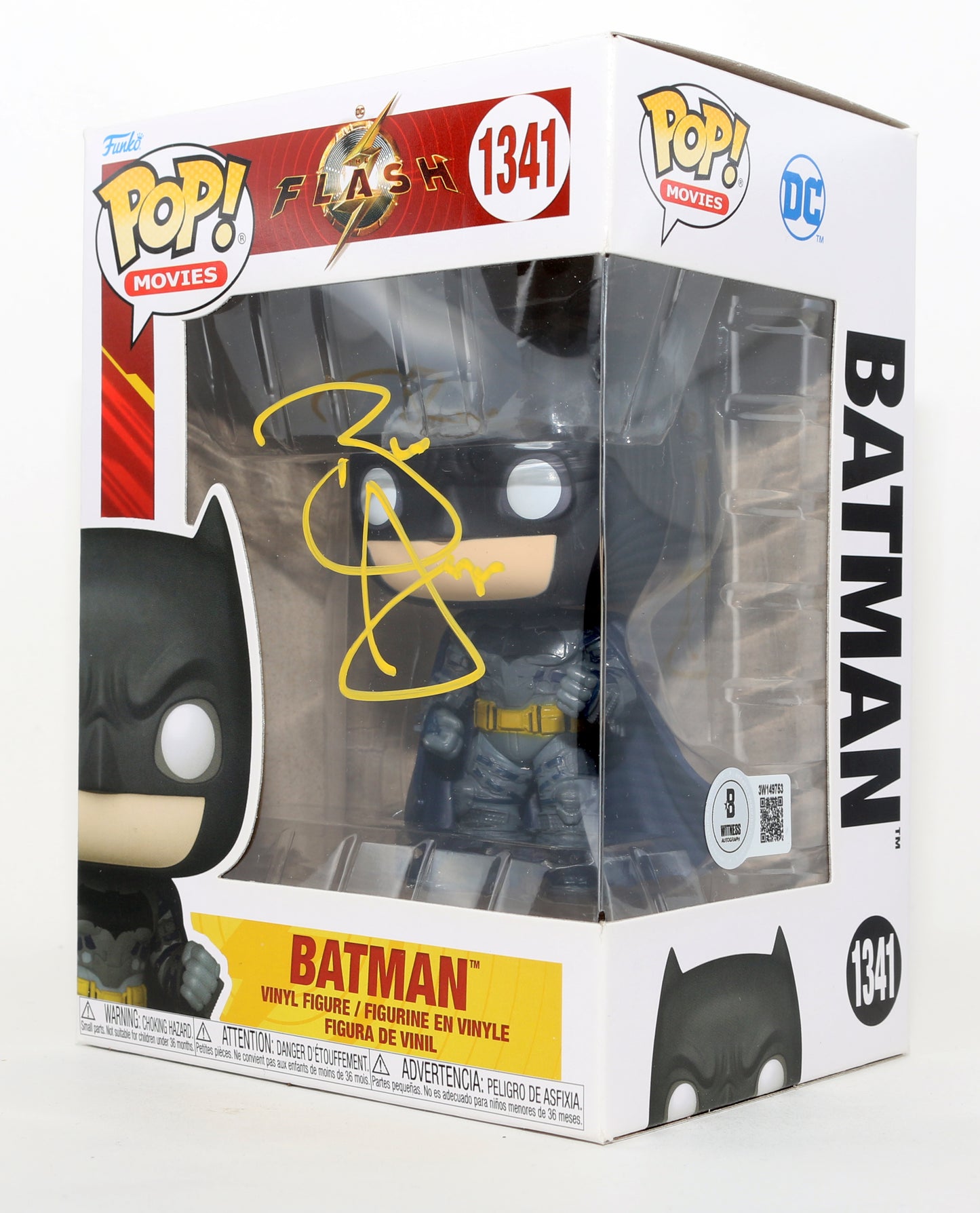 
                  
                    Ben Affleck as Batman in The Flash (Beckett) Signed Funko POP! #1341
                  
                