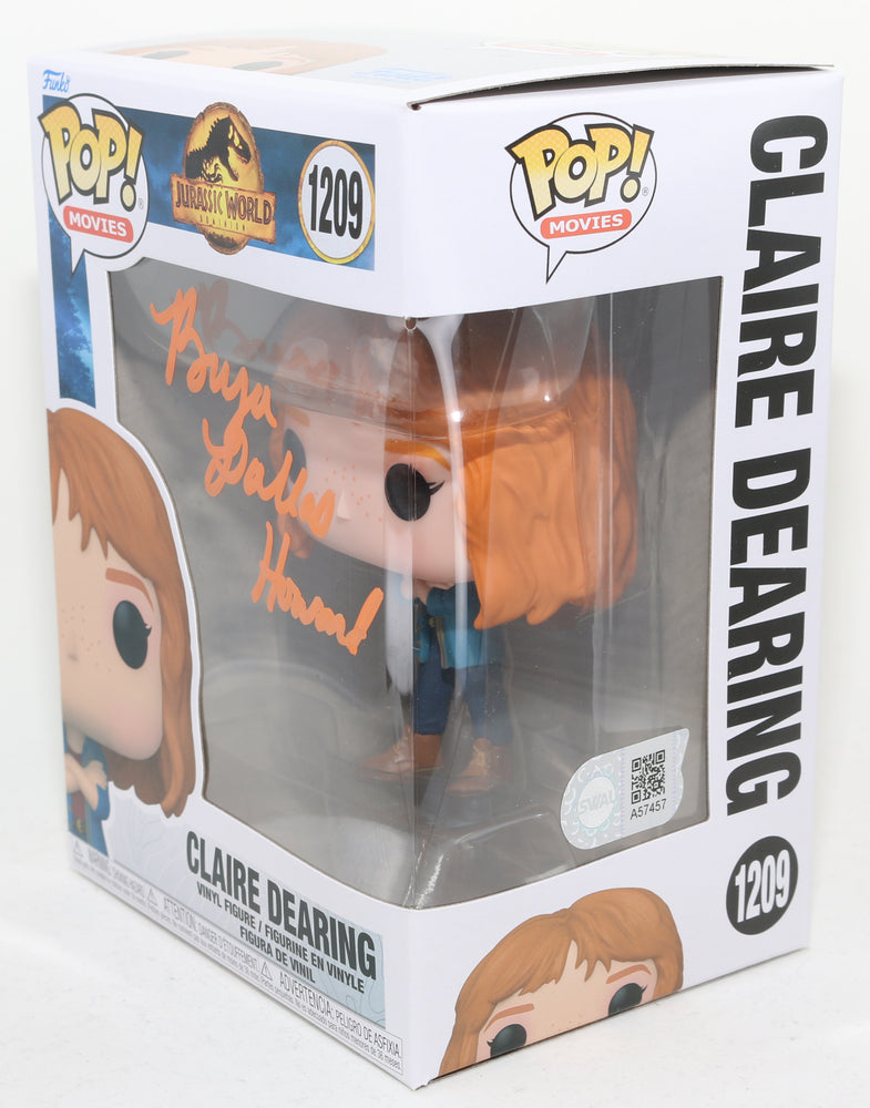 
                  
                    Bryce Dallas Howard as Claire Dearing in Jurassic World Dominion (SWAU) Signed Funko POP! #1209
                  
                