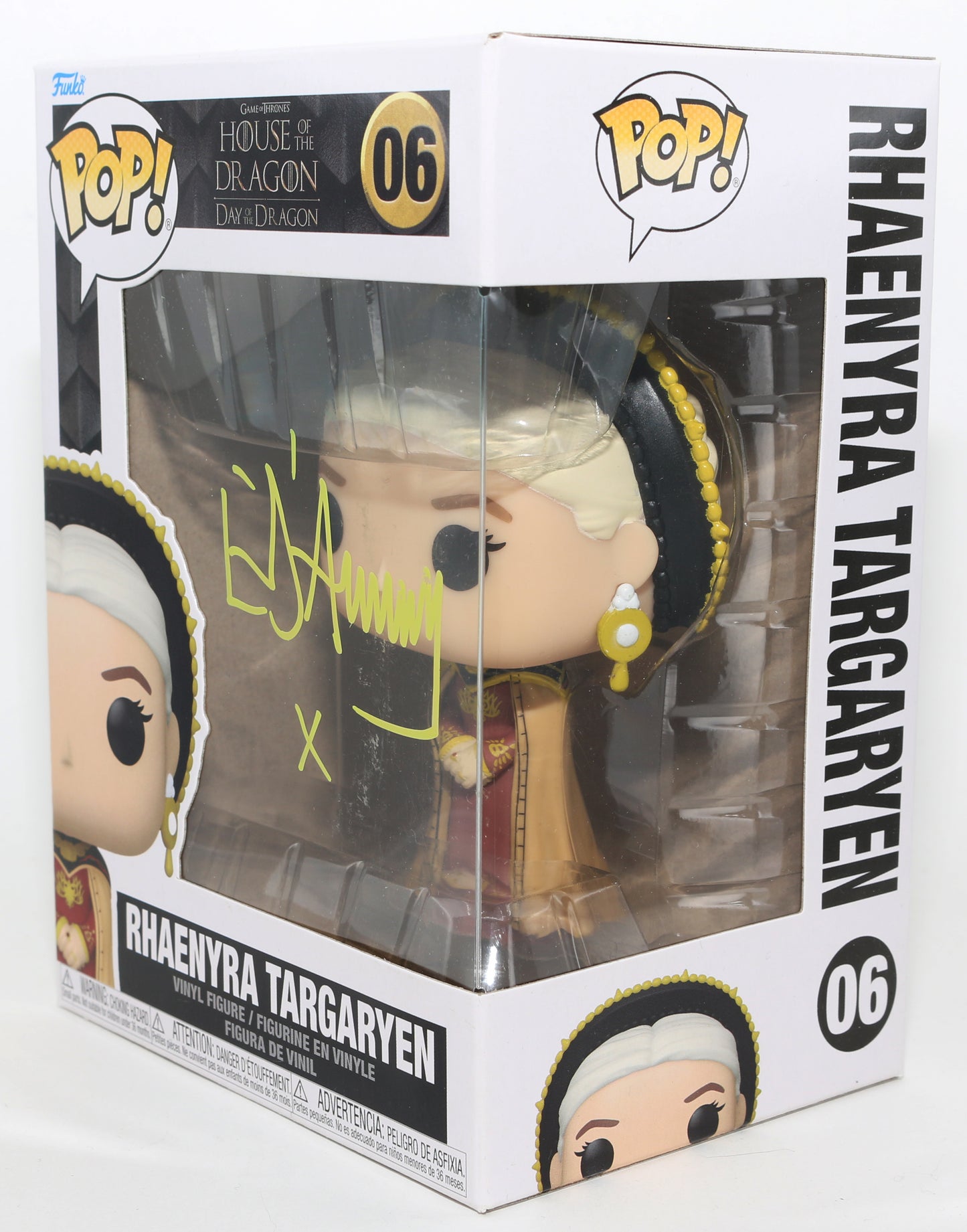 
                  
                    Emma D'Arcy as Rhaenyra Targaryen in HBO's House of the Dragon Signed Funko POP! #06
                  
                