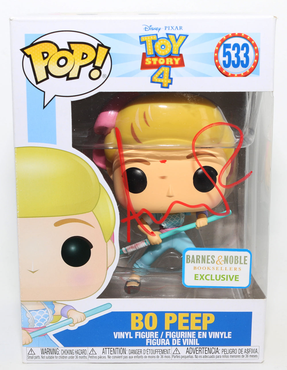 Annie Potts as Bo Peep in Toy Story 4 Barnes & Noble Exclusive Signed Funko POP! #533