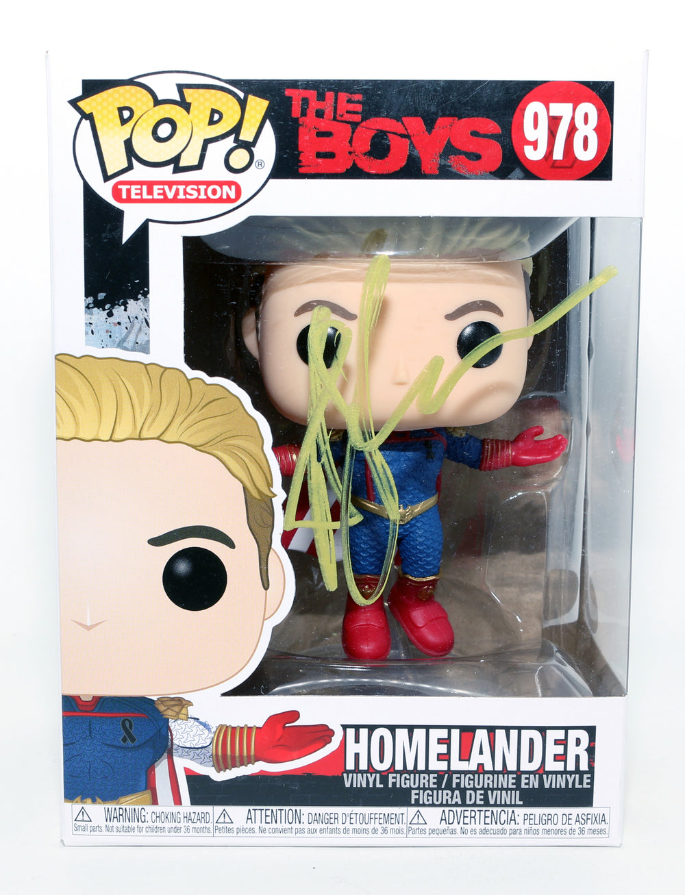Antony Starr as Homelander in The Boys (JSA) Signed Funko POP! #978