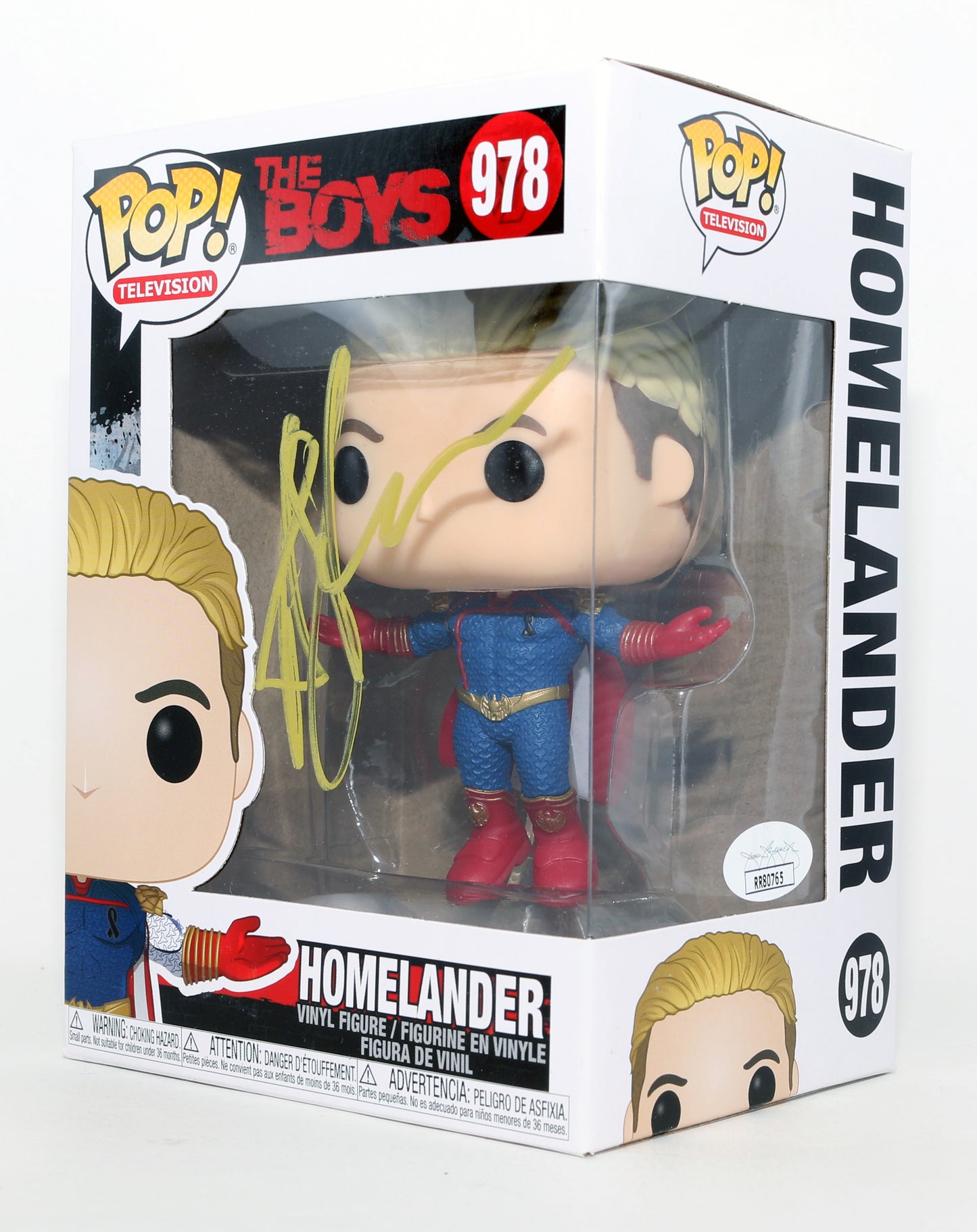 
                  
                    Antony Starr as Homelander in The Boys (JSA) Signed Funko POP! #978
                  
                