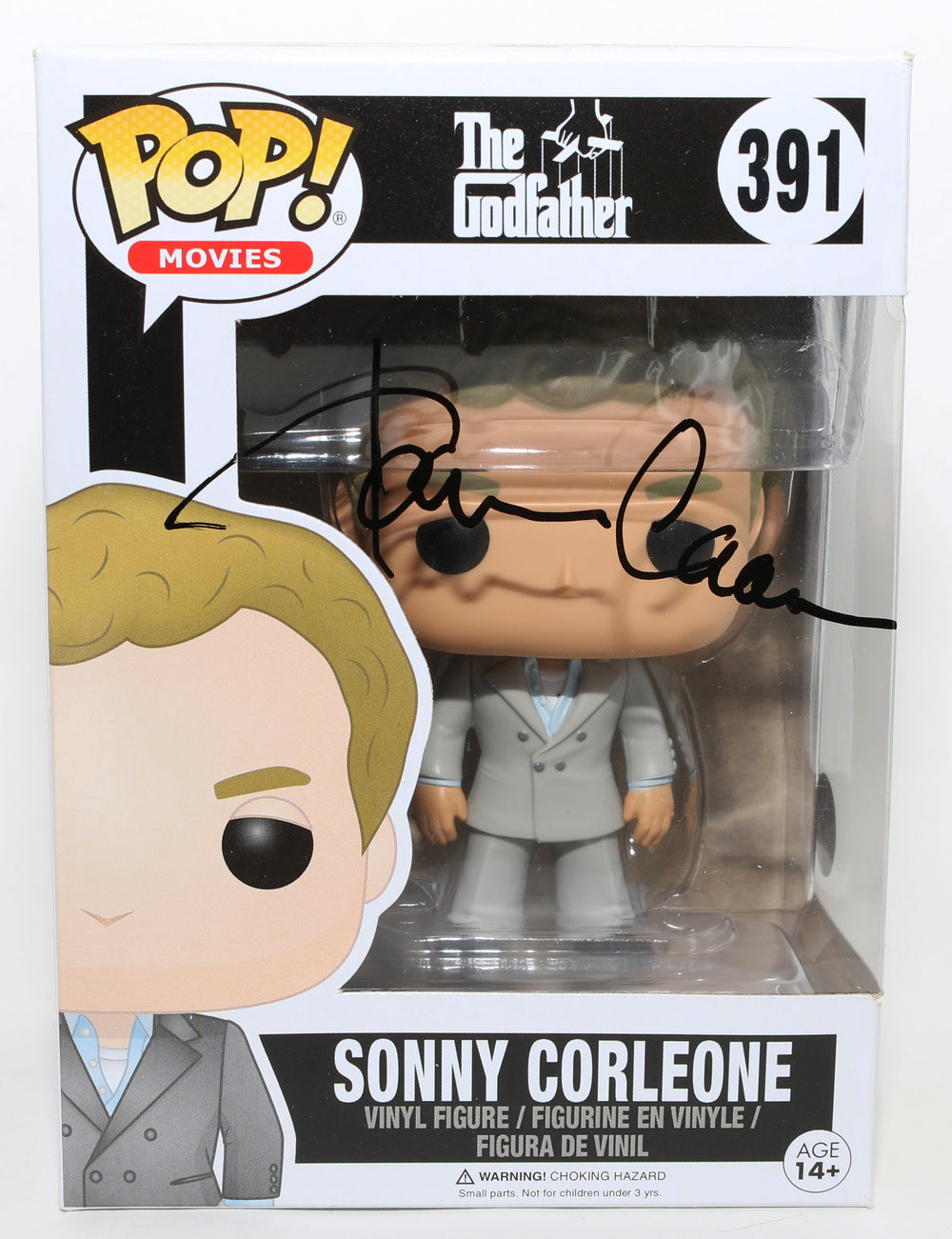 James Caan as Sonny Corleone from The Godfather (Beckett) Signed Funko POP! #391