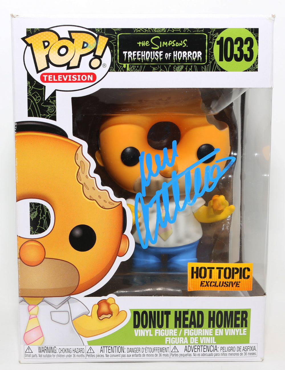 Dan Castalenetta as Homer in The Simpsons Hot Topic Exclusive Signed Funko POP! #1033