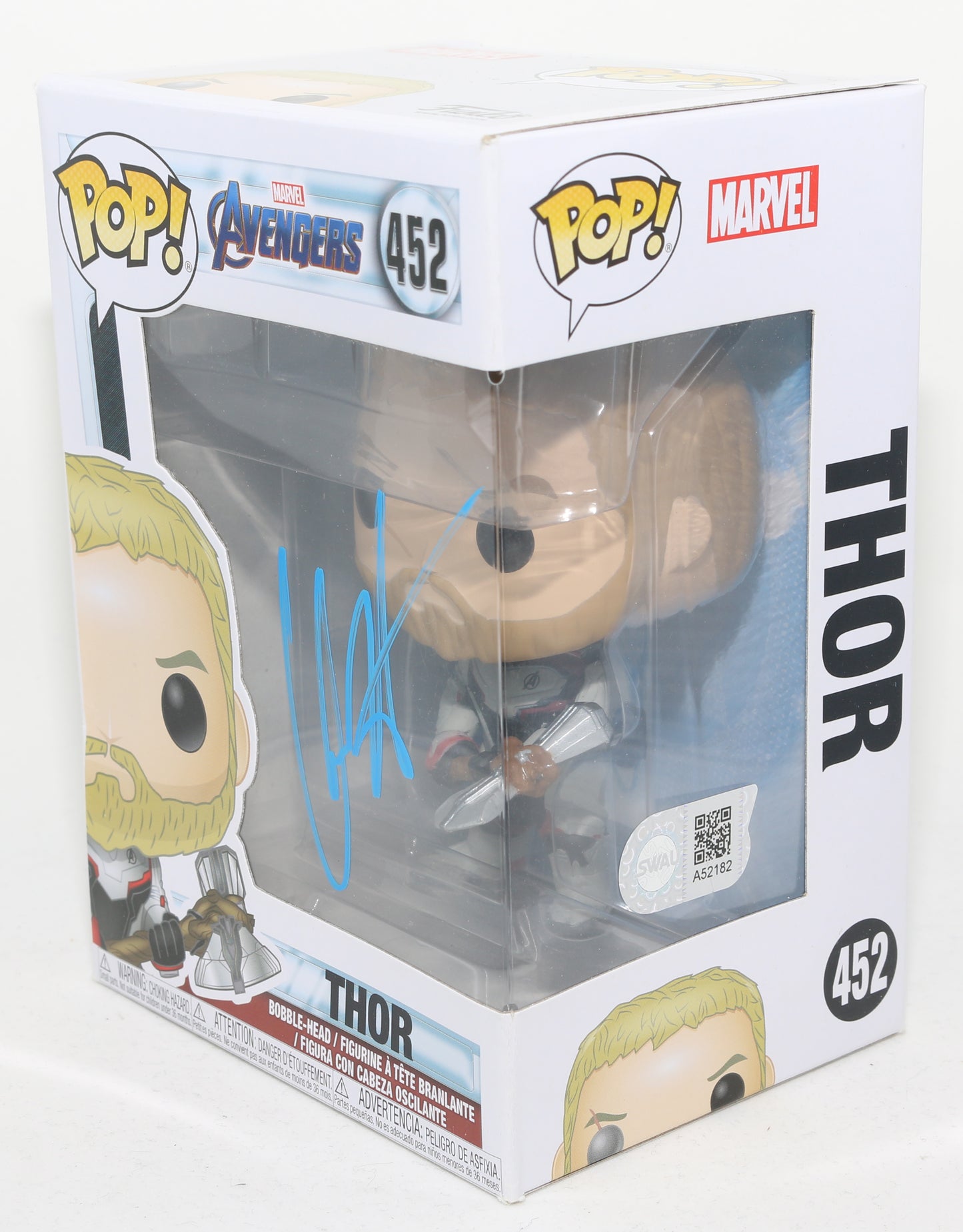 
                  
                    Chris Hemsworth as Thor in Avengers: Endgame (SWAU) Signed Funko POP! #452
                  
                