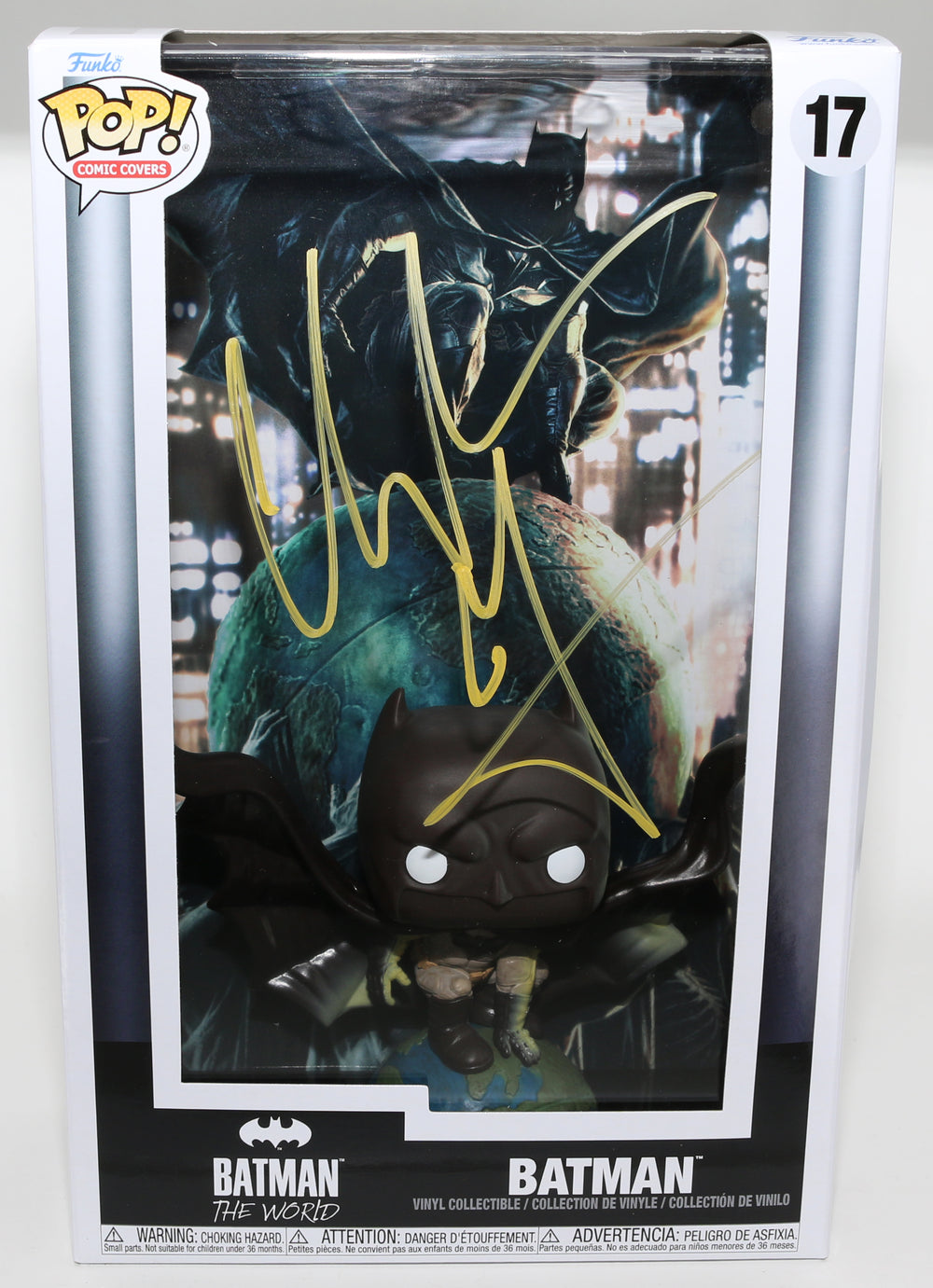 Christian Bale as Batman in The Dark Knight Signed Funko POP! #17