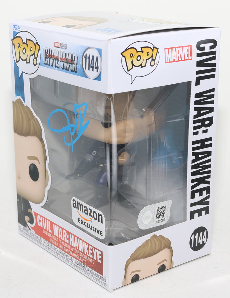 
                  
                    Jeremy Renner as Hawkeye in Captain America: Civil War (SWAU) Signed Funko POP! #1144
                  
                