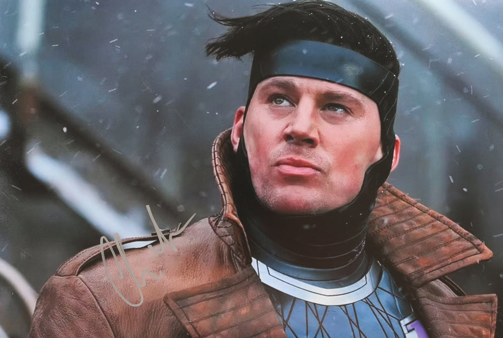 Channing Tatum as Remy LeBeau / Gambit in Deadpool & Wolverine Signed 12x18 Photo