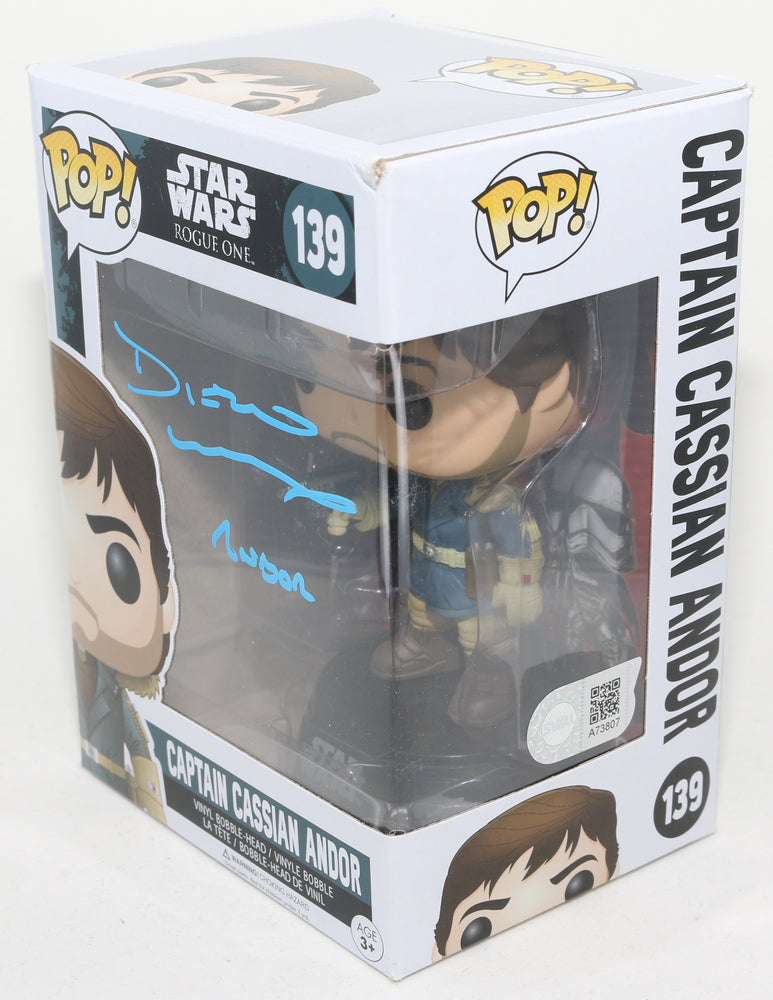 
                  
                    Diego Luna as Andor in Rogue One: A Star Wars Story Signed Funko POP! #139 with Character Name
                  
                