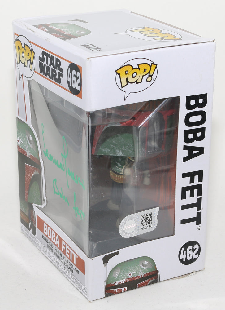 
                  
                    Temuera Morrison as Boba Fett in Star Wars: The Book of Boba Fett (SWAU) Signed Funko POP! #462 with Character Name
                  
                