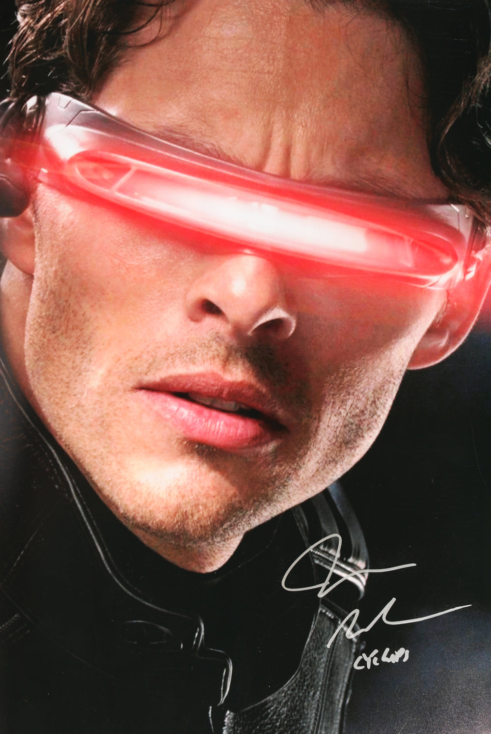 James Marsden as Cyclops in X-Men Signed 12x18 Photo with Character Name