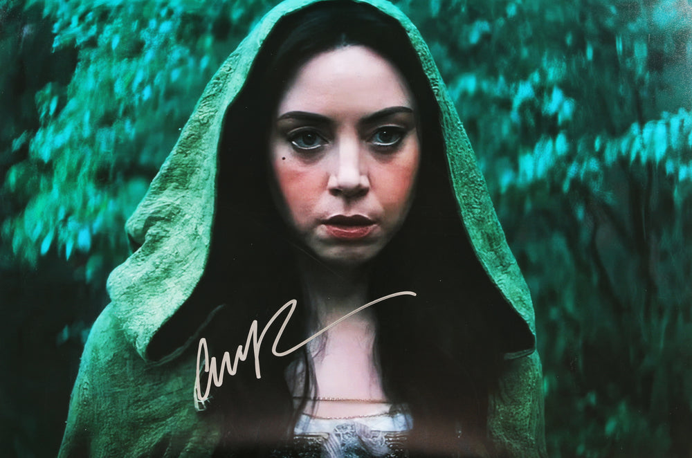 Aubrey Plaza as Death / Rio Vidal in Agatha All Along Signed 12x18 Photo