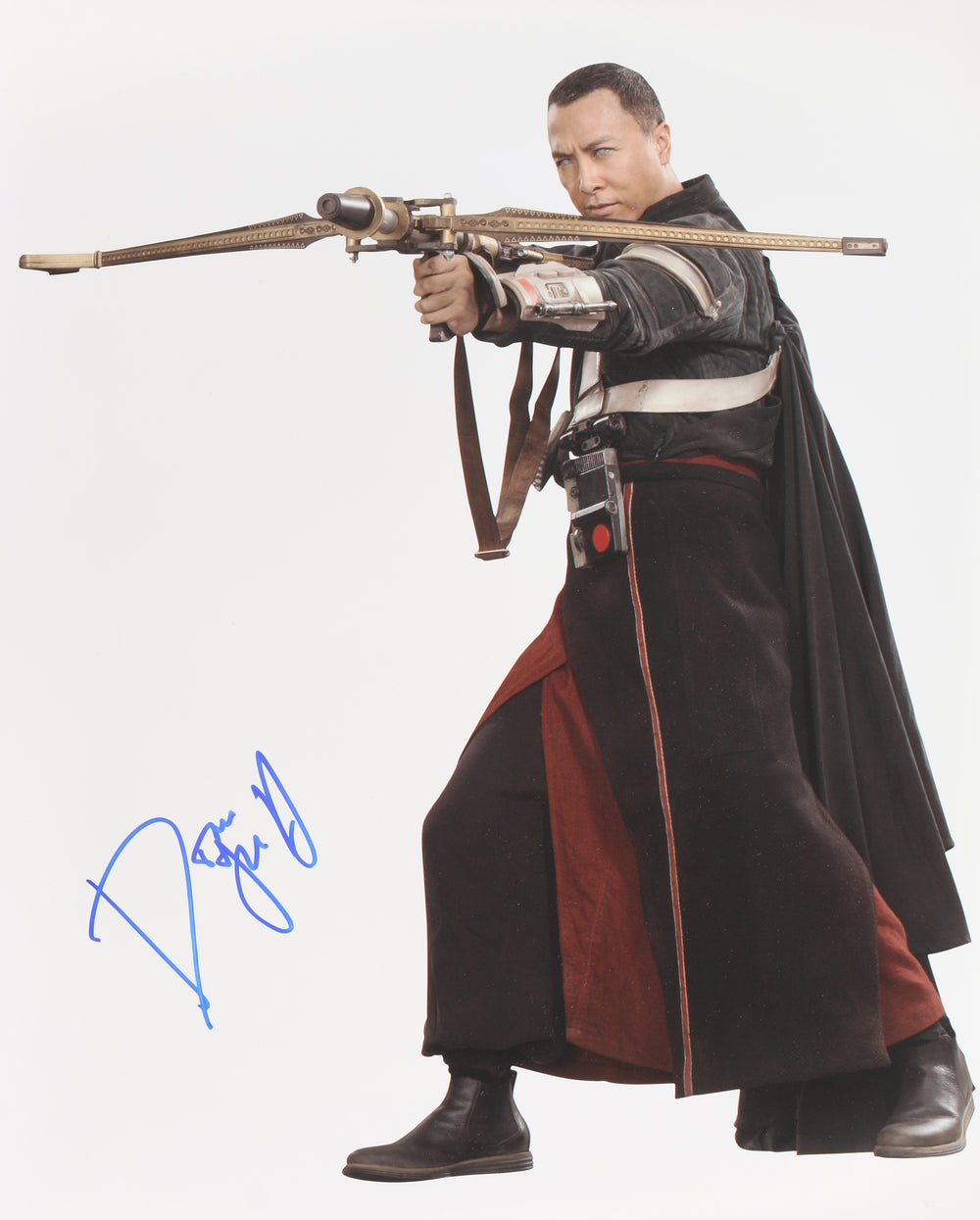 Donnie Yen as Chirrut Îmwe in Rogue One: A Star Wars Story Signed 16x20 Photo
