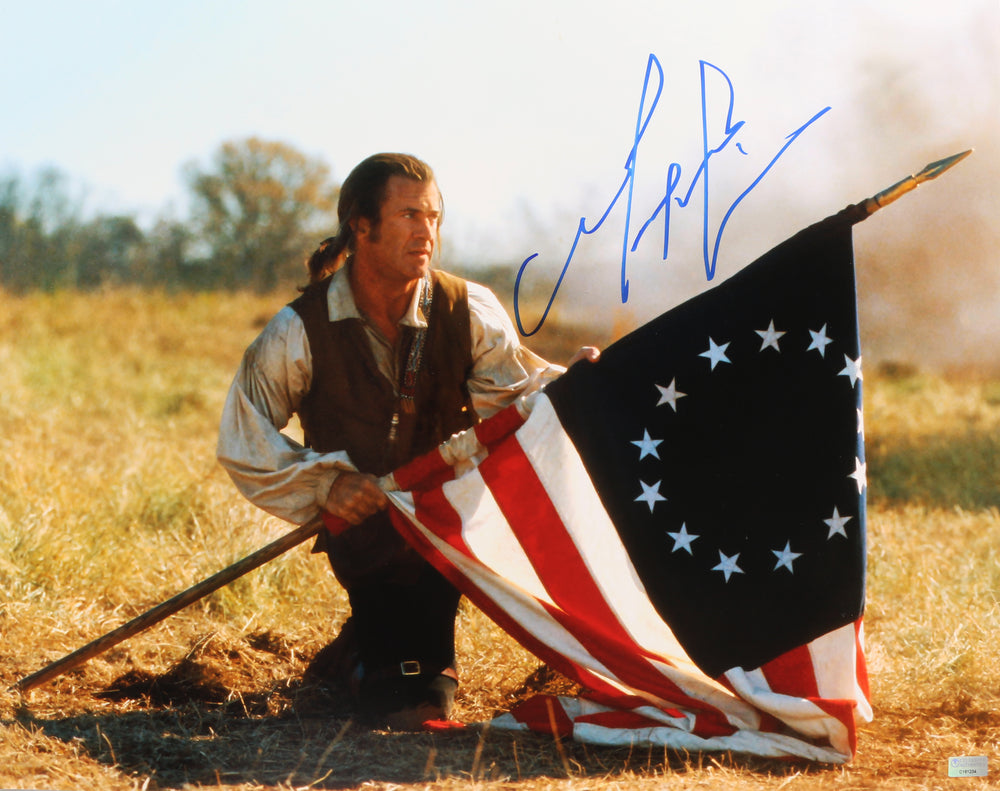 Mel Gibson as Benjamin Martin in The Patriot (Celebrity Authentics) Signed 16x20 Photo