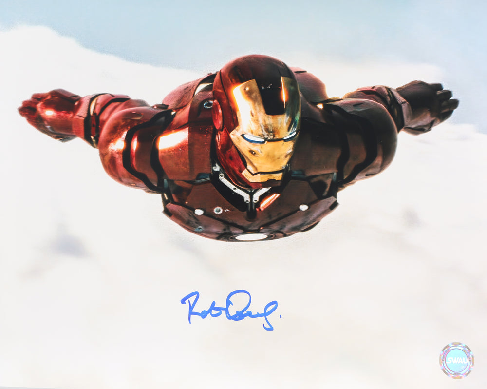 Robert Downey Jr. as Iron Man in Iron Man (SWAU) Signed 11x14 Photo