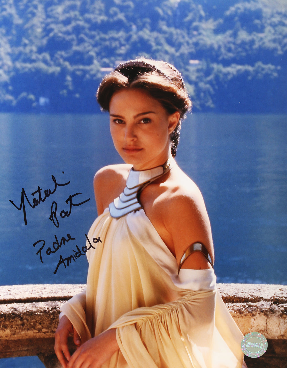 Natalie Portman as Padme Amidala in Star Wars Episode II: Attack of the Clones (SWAU) Signed 11x14 Photo with Character Name