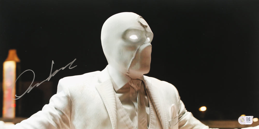 Oscar Isaac as Mr. Knight in Moon Knight (SWAU) Signed 10x20 Photo