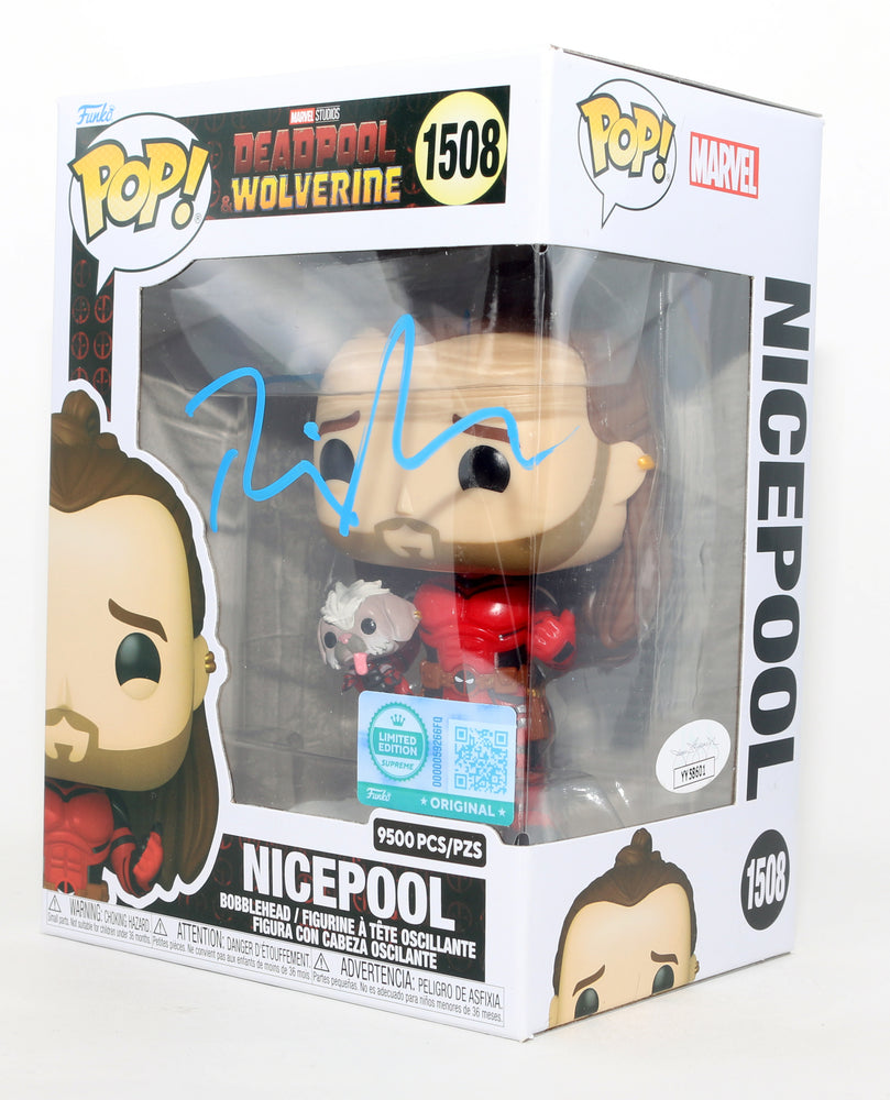 
                  
                    Ryan Reynolds as Nicepool in Deadpool & Wolverine Limited Edition Supreme (JSA) Signed Funko POP! #1508
                  
                