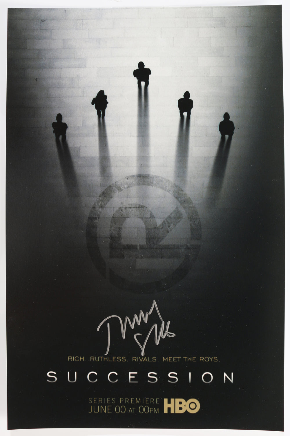 Jeremy Strong as Kendall Roy in Succession Signed 12x18 Mini Poster