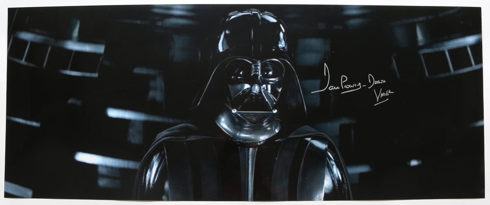 Dave Prowse as Darth Vader in Star Wars: The Empire Strikes Back Signed 30x12 Poster