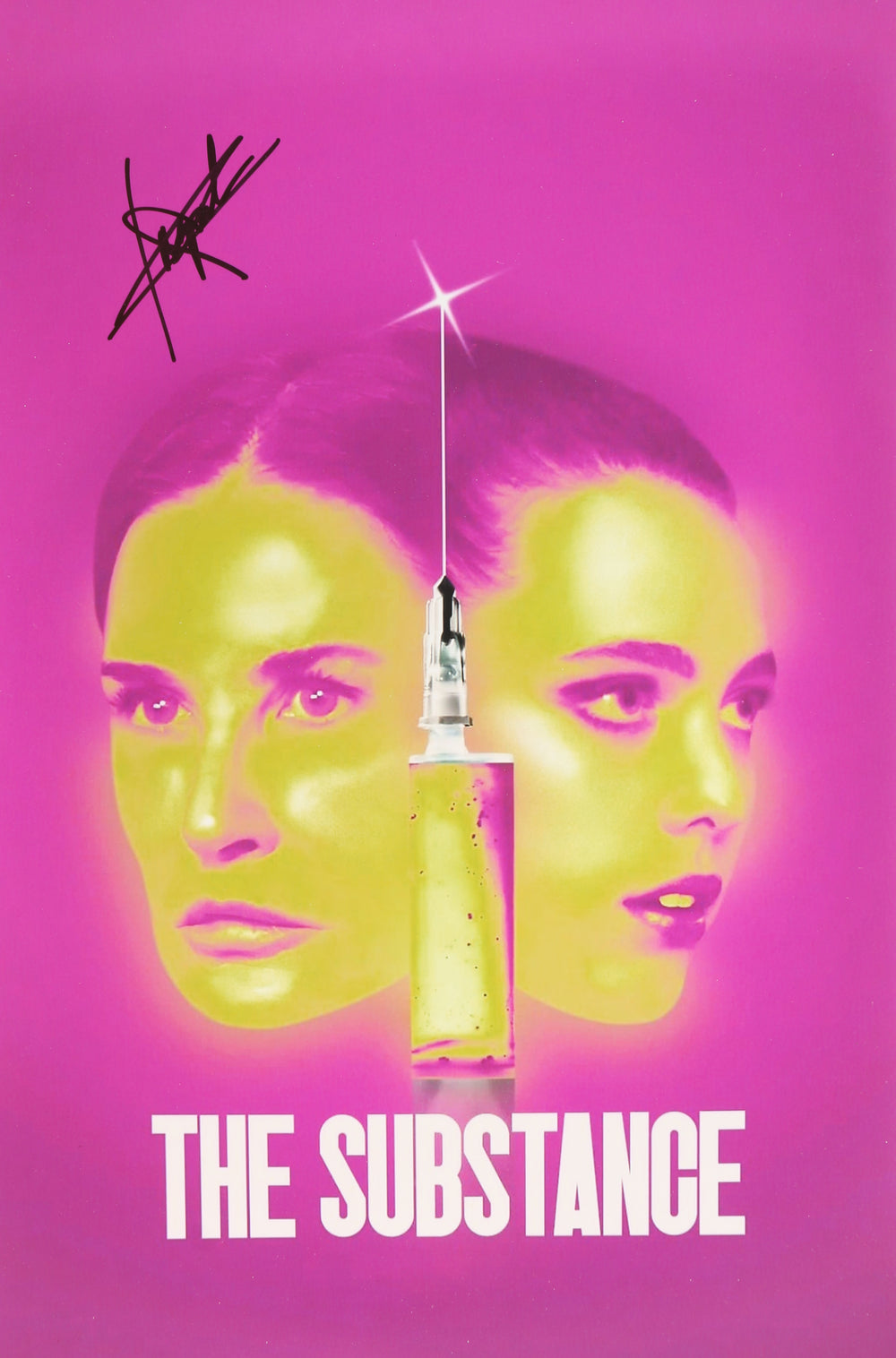 The Substance 12x18 Mini Poster Signed by Director: Coralie Fargeat