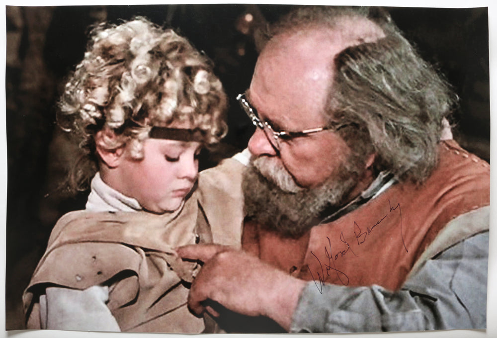 Wilford Brimley as Noa Briqualon in Star Wars Ewoks: The Battle for Endor Signed 30x20 Poster