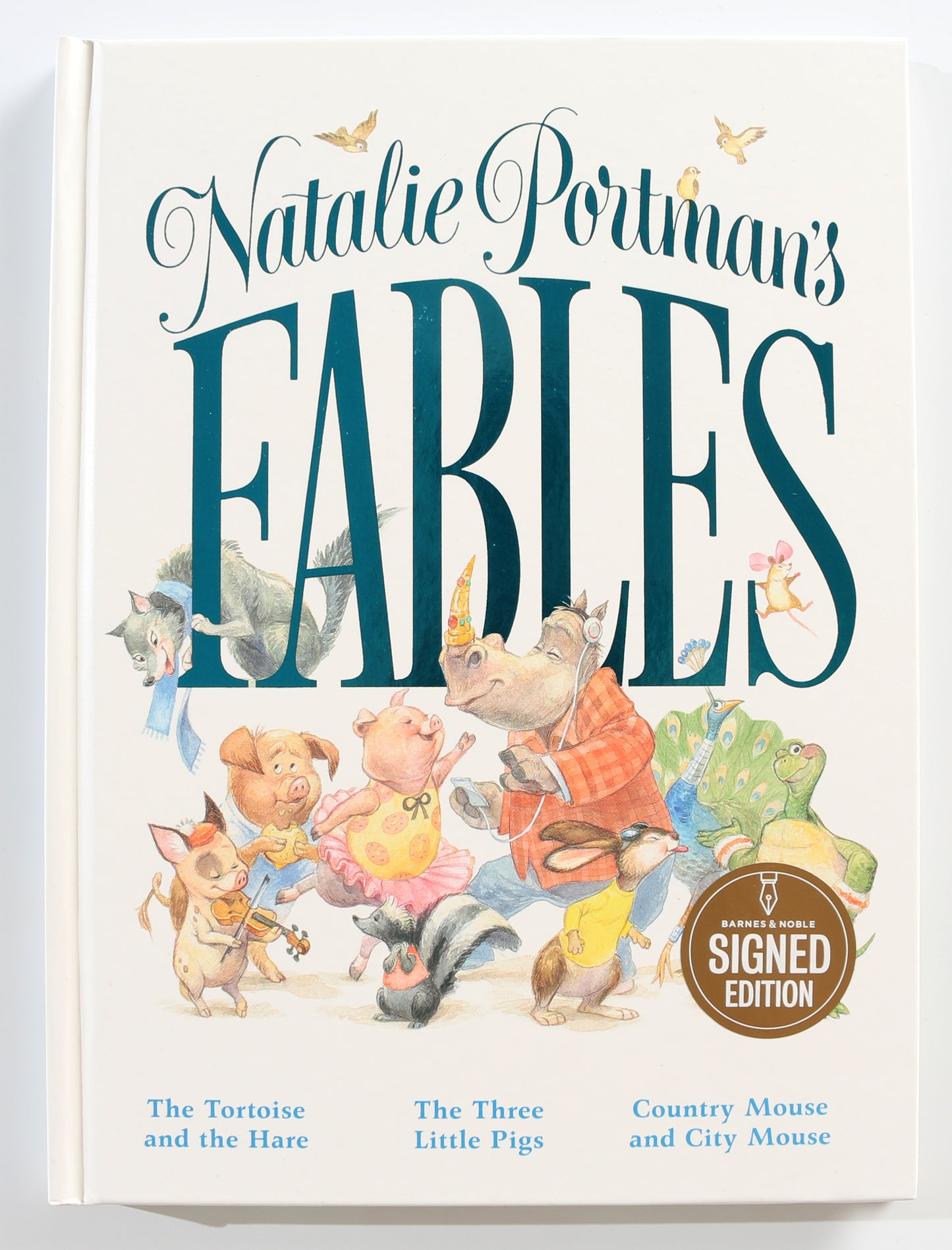
                  
                    Natalie Portman's Fables Hardcover Children's Picture Book Signed by Star Wars Padmé Amidala / Thor Jane Foster Actress & Author Natalie Portman
                  
                