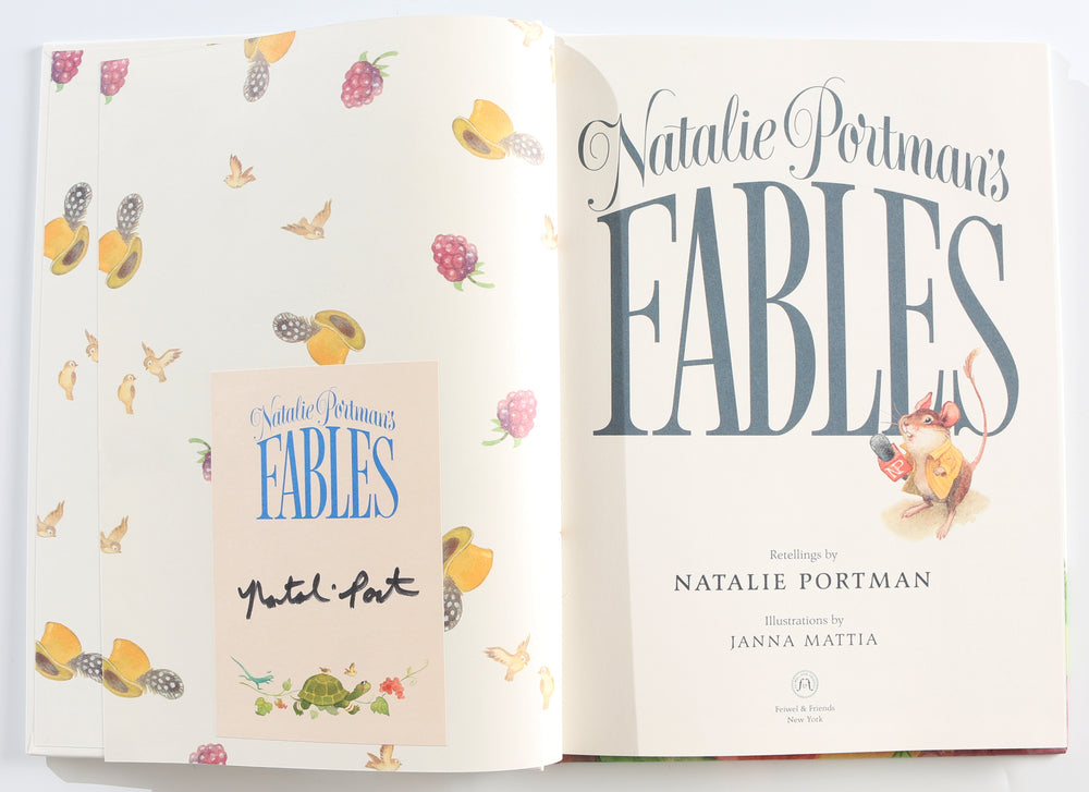 
                  
                    Natalie Portman's Fables Hardcover Children's Picture Book Signed by Star Wars Padmé Amidala / Thor Jane Foster Actress & Author Natalie Portman
                  
                