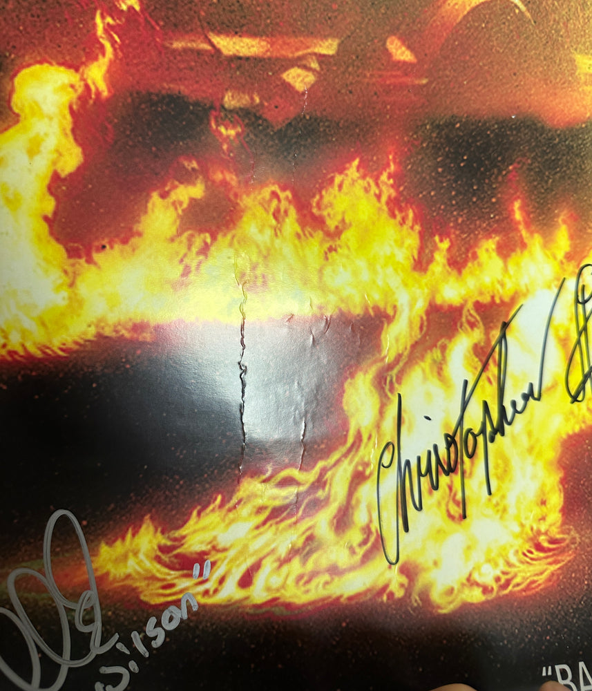 
                  
                    Back to the Future Reproduction 24x36 Poster Cast Signed by Michael J. Fox, Christopher Lloyd, Claudia Wells, Don Fullilove, Frances Lee McCain, Billy Zane, James Tolkan, and Harry Waters Jr .
                  
                