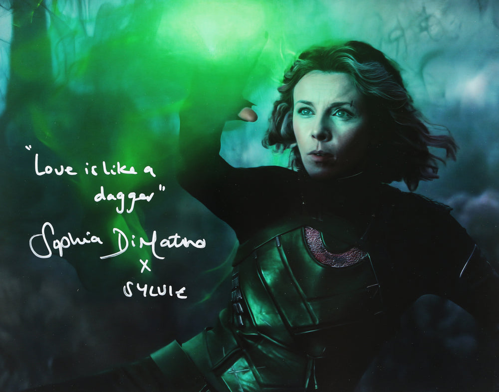 Sophia Di Martino as Sylvie in Loki Signed 11x14 Photo with Character Name & Quote