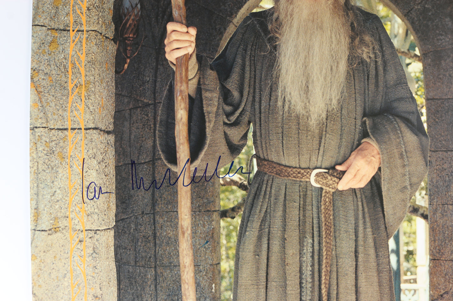 
                  
                    Ian McKellen as Gandalf the Grey in The Lord of the Rings: The Fellowship of the Ring Signed 26.5x38.5 Poster
                  
                