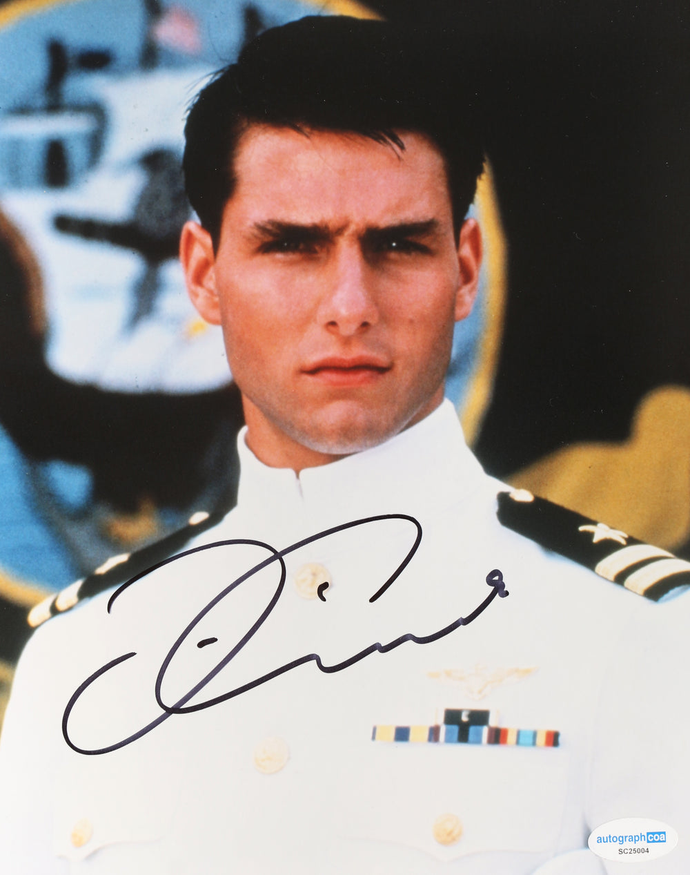 Tom Cruise as Maverick in Top Gun (ACOA) Signed 8x10 Photo