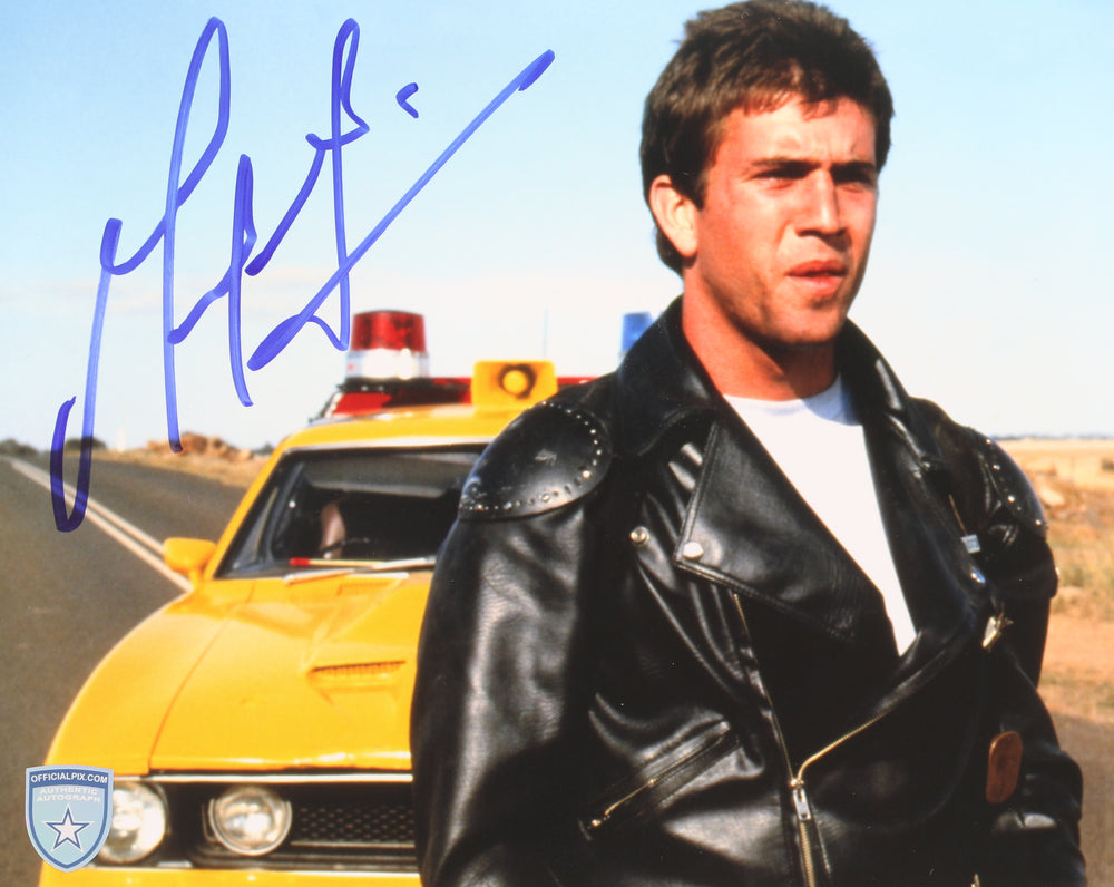 Mel Gibson as Max in Mad Max (Celebrity ) Signed 8x10 Photo