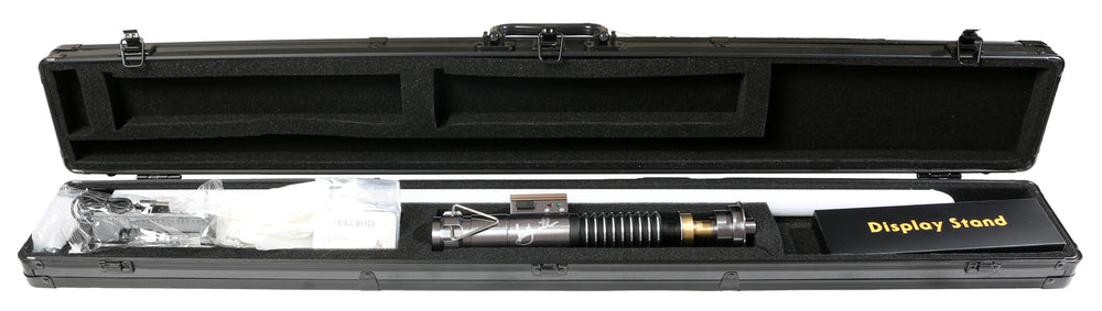 
                  
                    Star Wars: Return of the Jedi Luke Skywalker's Prop Replica Light Up Electronic Lightsaber by Artsabers (Official Pix) Signed by Mark Hamill
                  
                