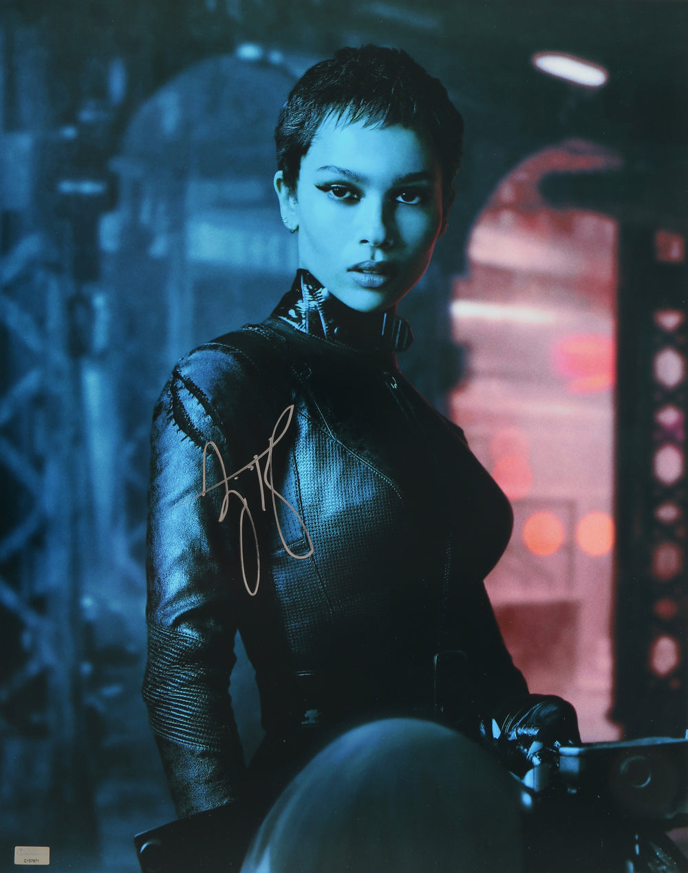 Zoe Kravitz as Selina Kyle / Catwoman in The Batman (Celebrity Authentics) Signed 16x20 Photo