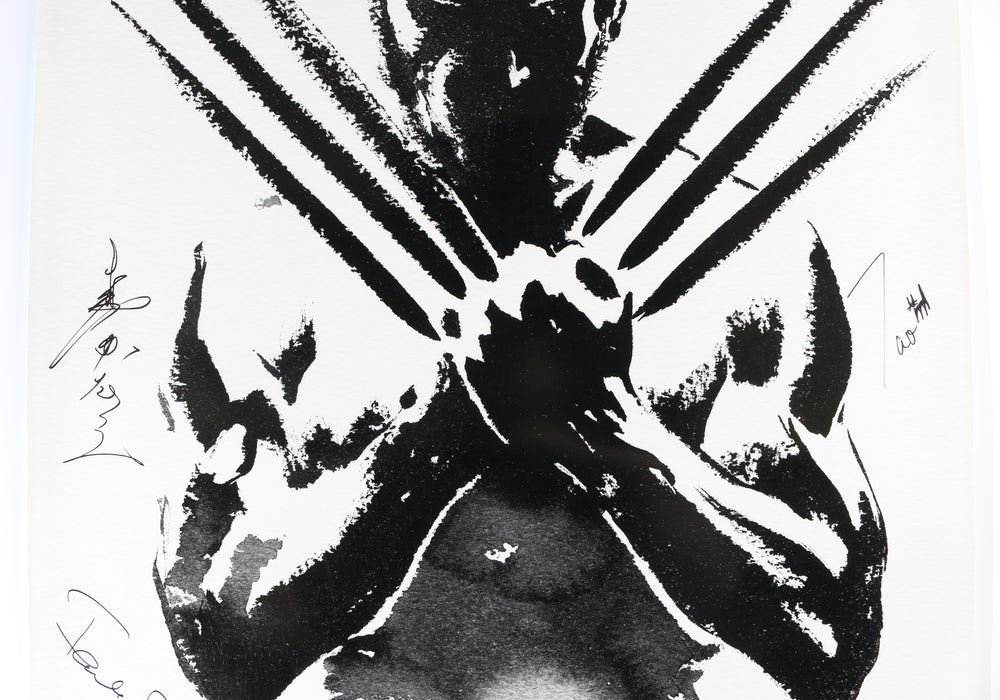 
                  
                    The Wolverine 27x40 Poster Cast Signed by Hugh Jackman, Famke Janssen, Tao Okamoto, Rila Fukushima, Hiroyuki Sanada, & Director: James Mangold
                  
                