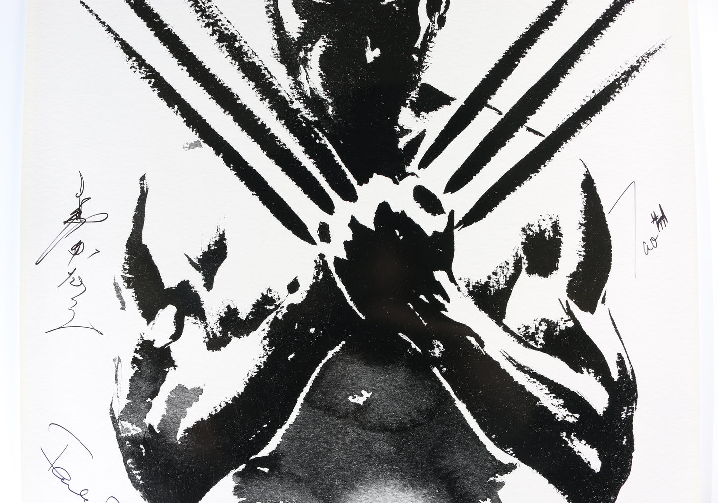 
                  
                    The Wolverine 27x40 Poster Cast Signed by Hugh Jackman, Famke Janssen, Tao Okamoto, Rila Fukushima, Hiroyuki Sanada, & Director: James Mangold
                  
                