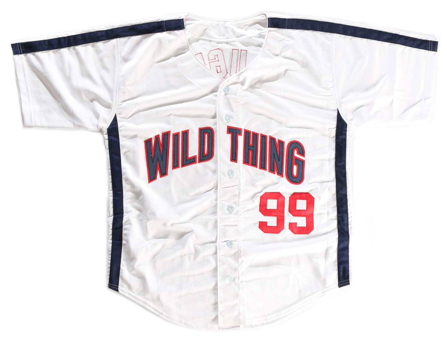 
                  
                    Ricky "Wild Thing" Vaughn from Major League Prop Replica Jersey (Beckett) Signed by Charlie Sheen
                  
                