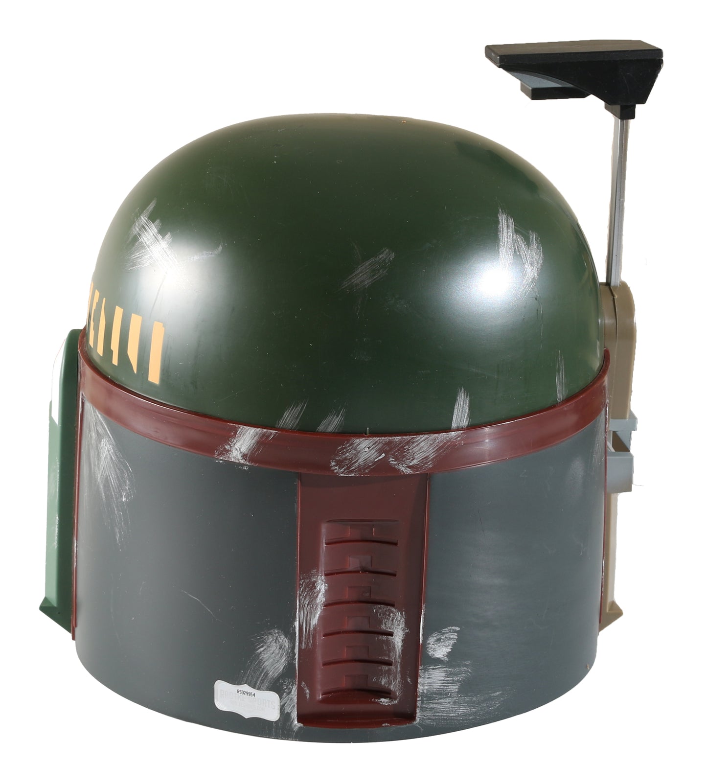 
                  
                    Boba Fett from Star Wars: The Empire Strikes Back Rubies Prop Replica Helmet Mask (Radtke) Signed by Jeremy Bulloch with Character Name
                  
                