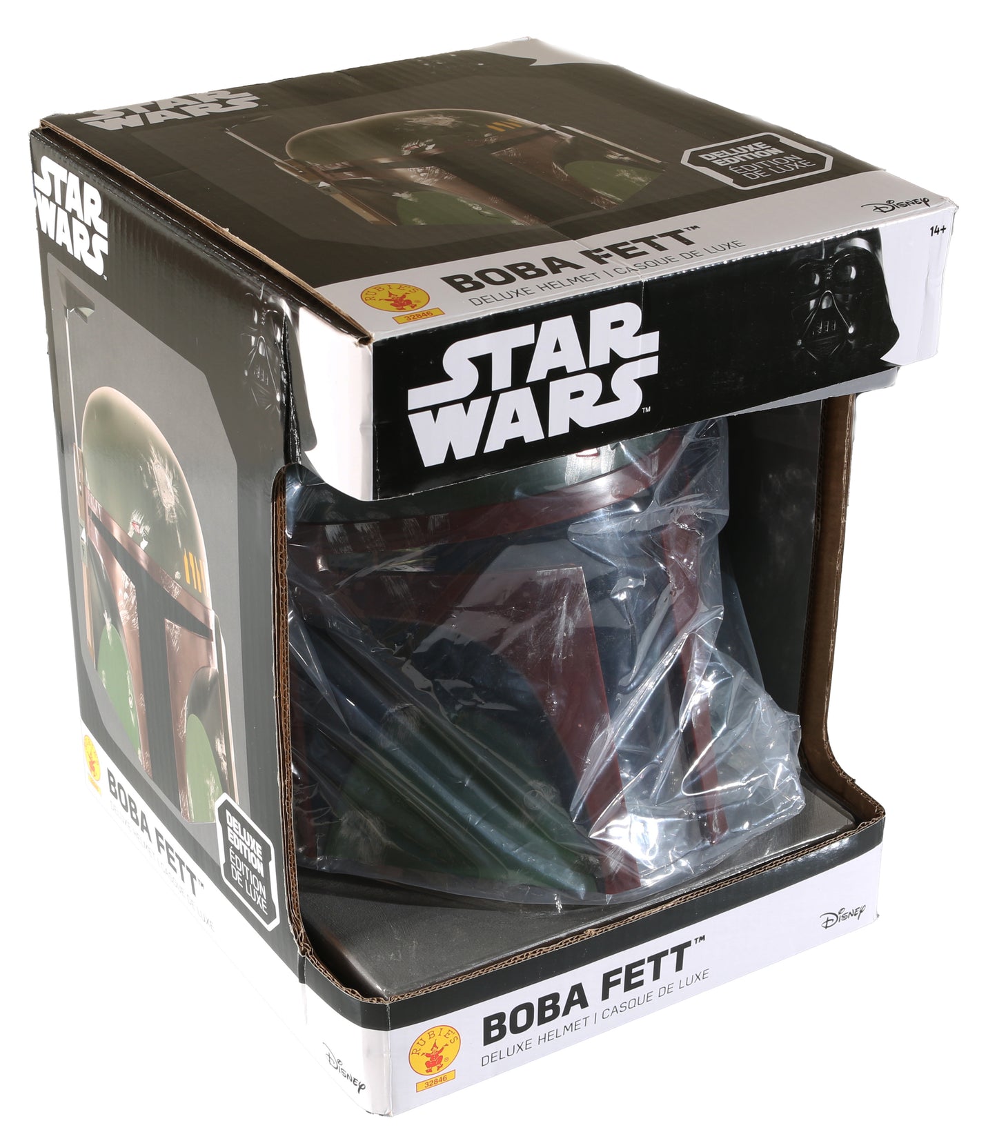 
                  
                    Boba Fett from Star Wars: The Empire Strikes Back Rubies Prop Replica Helmet Mask (Radtke) Signed by Jeremy Bulloch with Character Name
                  
                