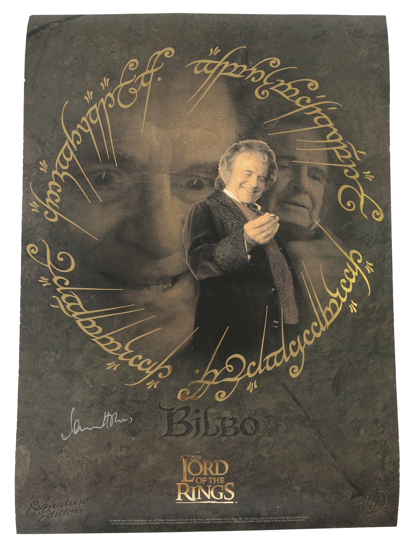 
                  
                    The Lord of the Rings: The Fellowship of the Ring 11.5x16.5 Limited Edition Lithograph by Cards Inc. 3pc LOT Signed by Ian Holm, Cate Blanchett, & Craig Parker
                  
                