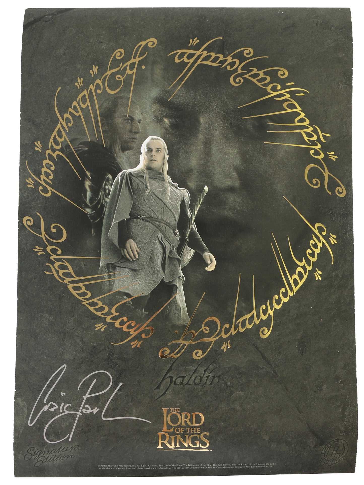 
                  
                    The Lord of the Rings: The Fellowship of the Ring 11.5x16.5 Limited Edition Lithograph by Cards Inc. 3pc LOT Signed by Ian Holm, Cate Blanchett, & Craig Parker
                  
                