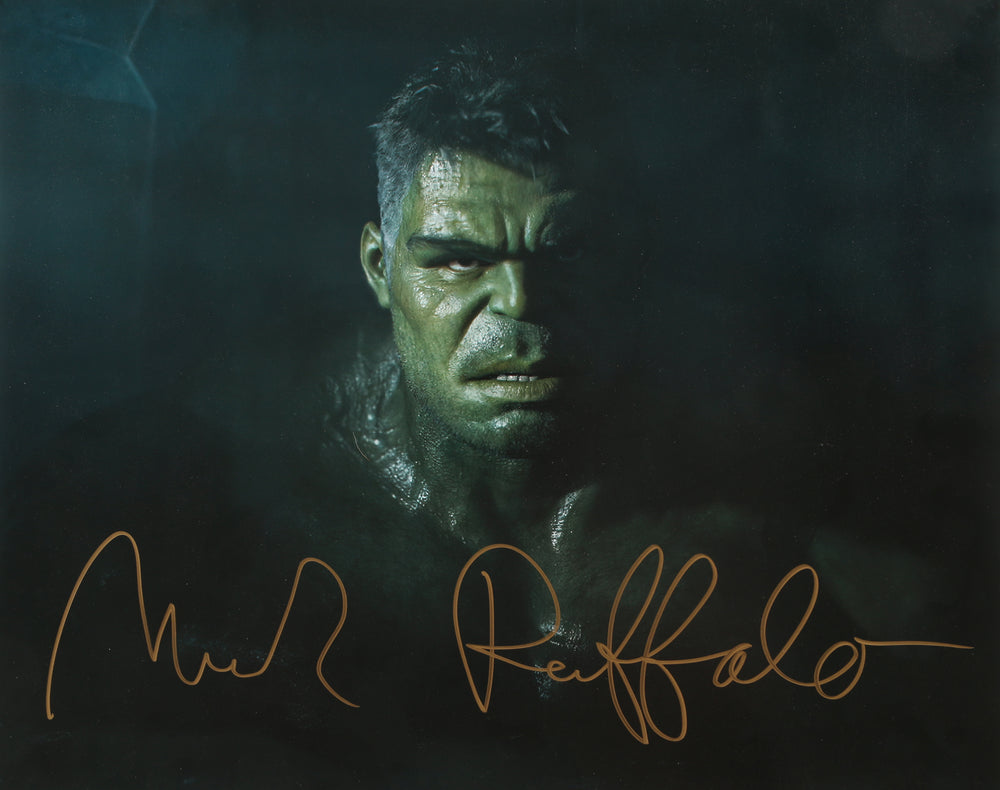 Mark Ruffalo as the Hulk in The Avengers Signed 16x20 Photo