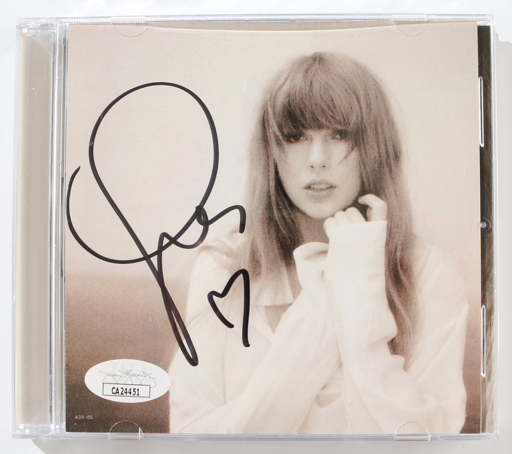 The Tortured Poets Department 2024 CD Album Insert (JSA) Signed by Taylor Swift